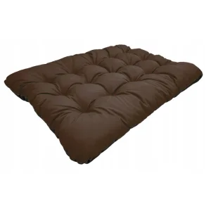 Legowisko dla psa poduszka PRESTIGE 120x80 cm wodoodporna brązowe