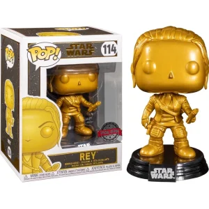 Funko POP! Star Wars Rey chrome mat gold 114 Special Edition