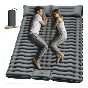 Turbokarimat turystyczny 205x130x10 cm z wbudowanym pompą powietrzną