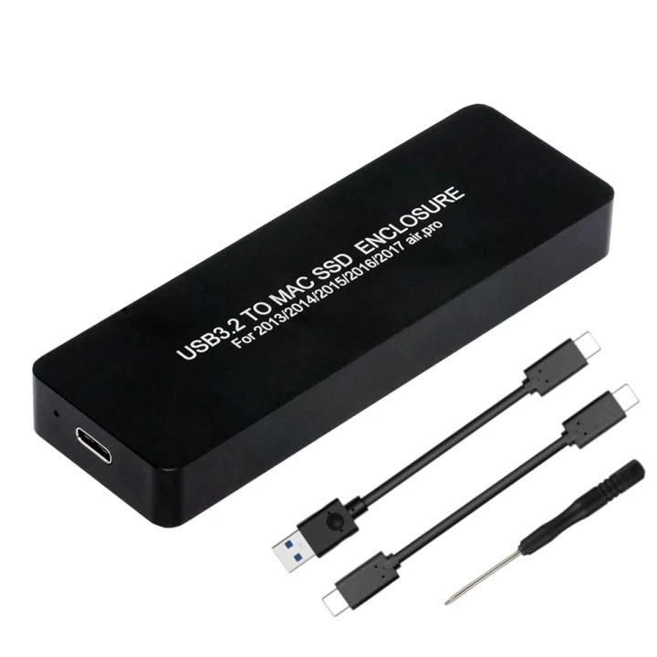 Portatywna obudowa SSD USB 3.2 dla MacBook Air/Pro 2013-2017