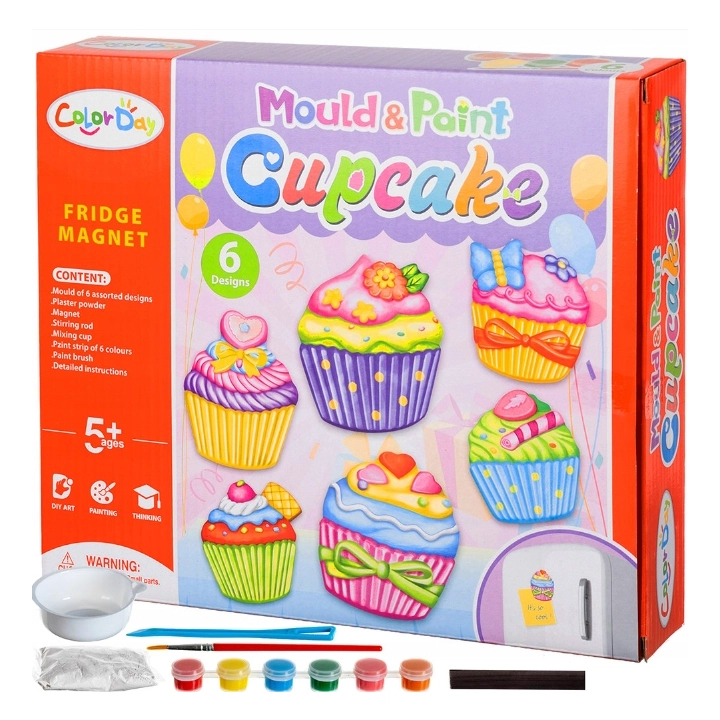 MAGNESY GIPSOWE NA LODÓWKĘ DIY MUFFINY BABECZKI