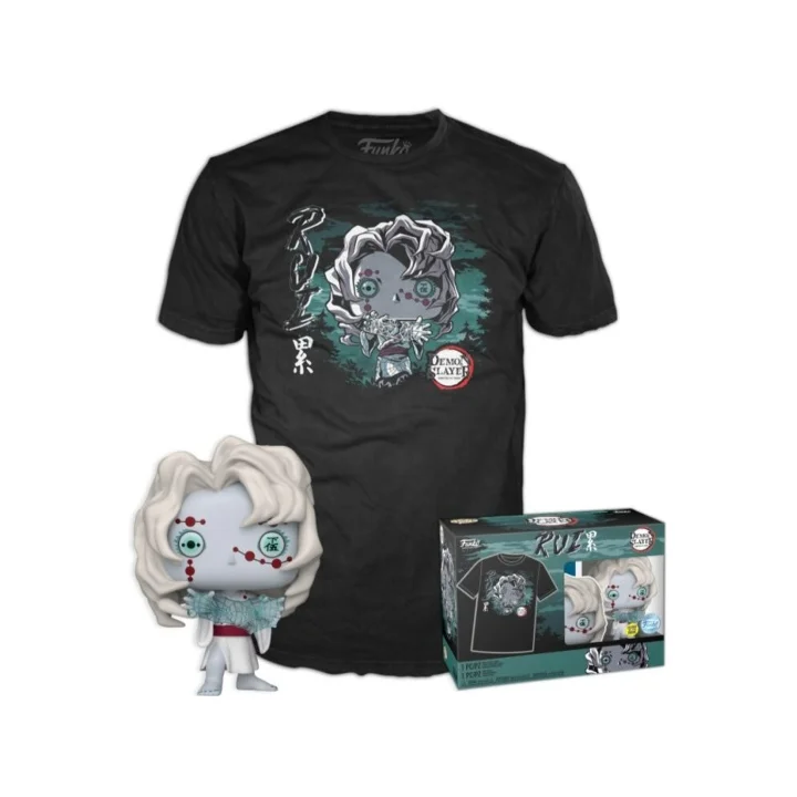Funko POP! Tees Demon Slayer Rui Glow 1307 figurka+T-shirt L