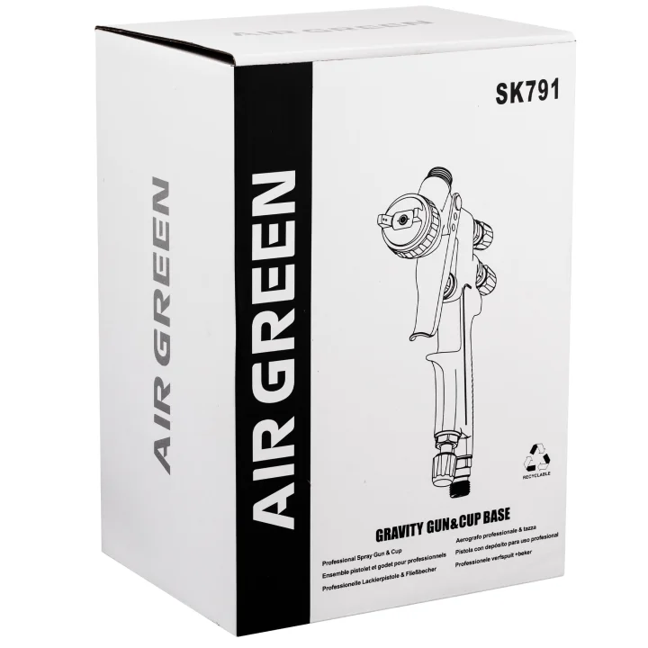 Pistolet Lakierniczy HVLP do Malowania Dysza 2,0mm AIRGREEN SICO PRO 600ml