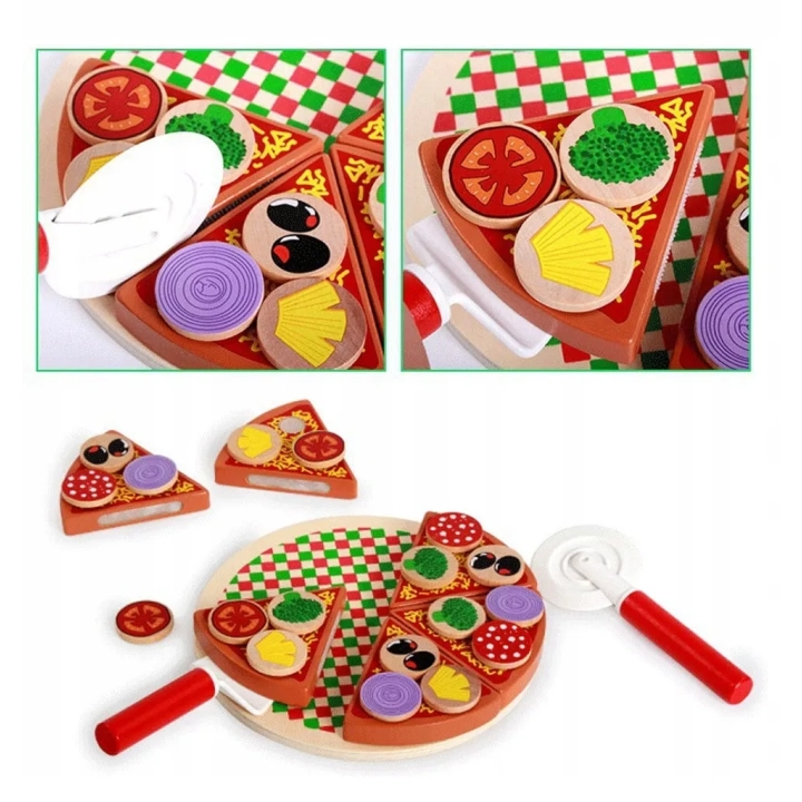 PIZZA NA RZEP DO KROJENIA DREWNIANA PIZZA WARZYWA NÓŻ DO PIZZY DESKA