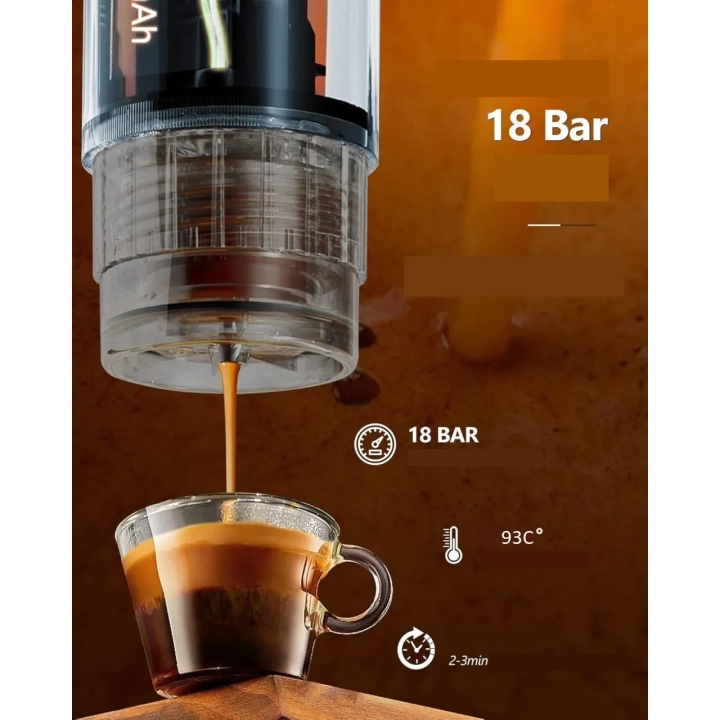 Przenośny ekspres do kawy espresso kapsułkowy CONQUECO PO ZWROCIE