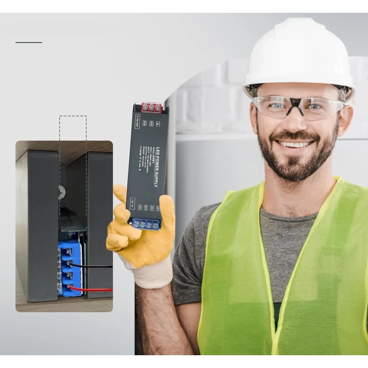 Transformator mocy 24 V, 230 V, 100 W zasilacz BRIMETI D361 do urządzeń elektronicznych