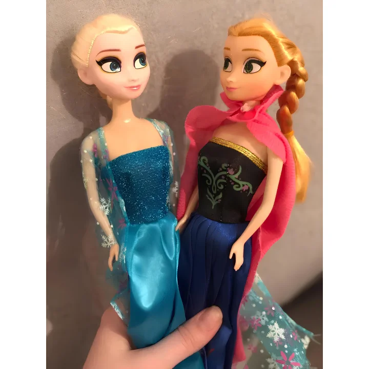 Lalki Elsa i Anna 28cm z filmu Kraina Lodu Frozen zestaw lalek z ruchomymi kończynami i ubraniami