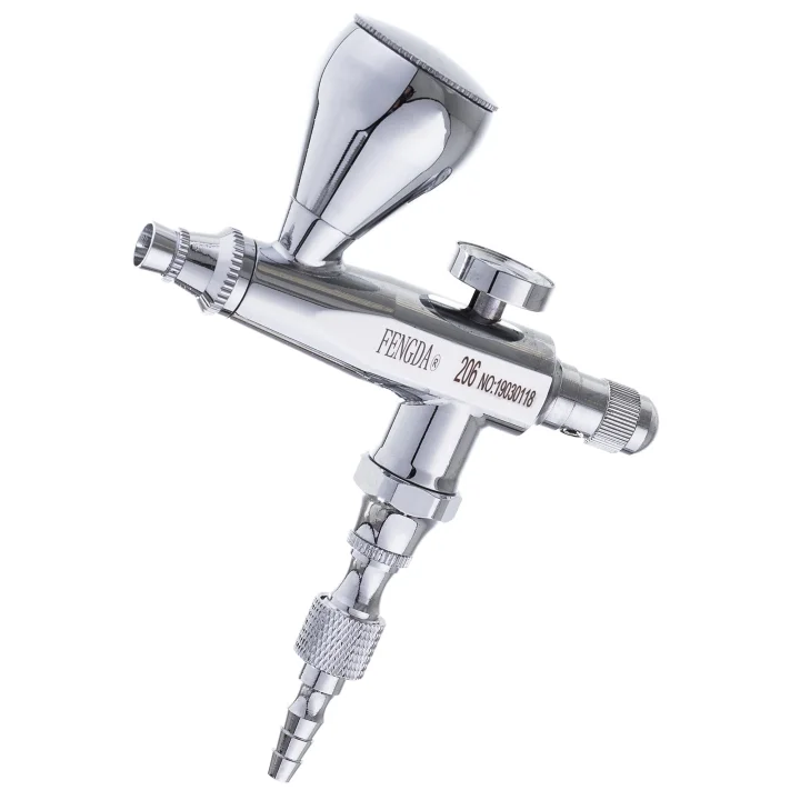 Metalowy AEROGRAF BD-206 FENGDA 0,5mm krótki korpus lekki wygodne trzymanie