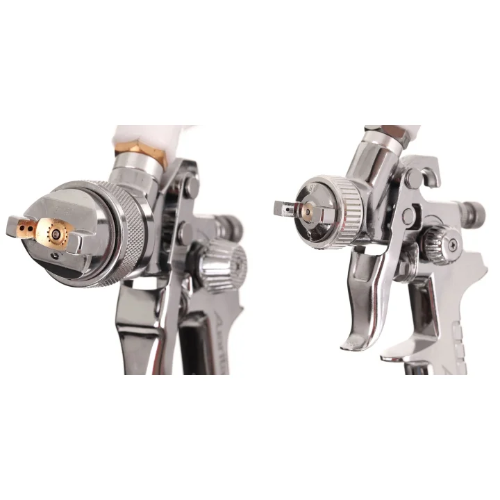 Pistolet Lakierniczy AUARITA HVLP 3x Dysza 0,8 1,4 1,7 mm Reduktor Walizka