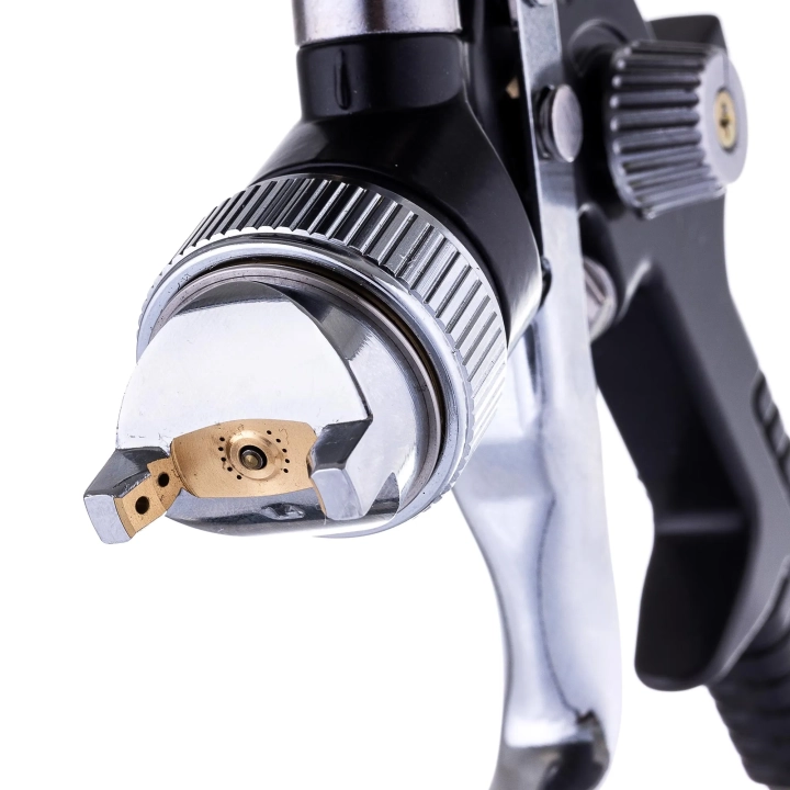 PISTOLET LAKIERNICZY 4X DYSZA HVLP 1.4 1.7 2.0 2.5 mm DO MALOWANIA BLACK
