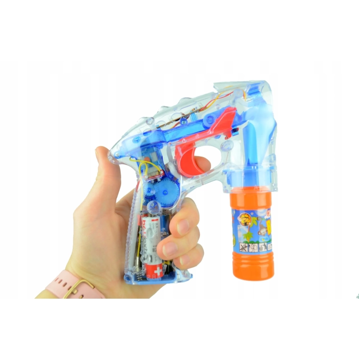 PISTOLET DO BANIEK MYDLANY ŚWIECI MASZYNA BANIEK