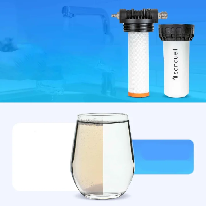 UŻYWANE Filtr pod zlew Sanquell premium 8 l/min usuwa ołów leki plastik