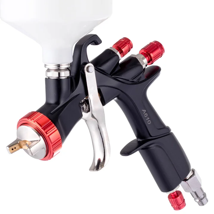 Pistolet Lakierniczy 2,5mm Dysza LVLP AEROPRO do Malowania A610 85-110l/min