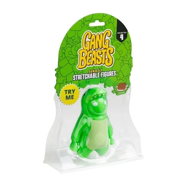 Stretchy Gang Beasts Green 11cm rozciągliwy