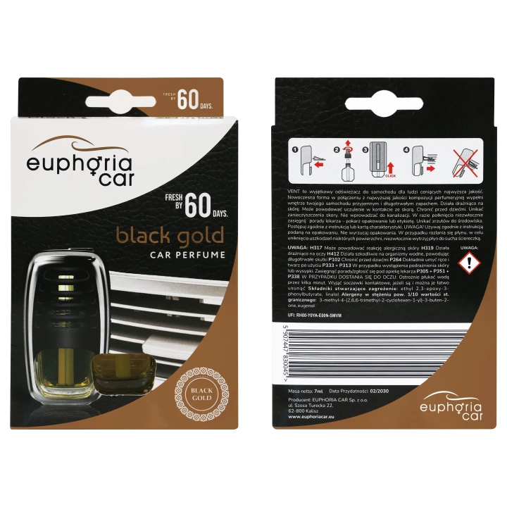 60 DAYS EUPHORIA CAR BLACK GOLD