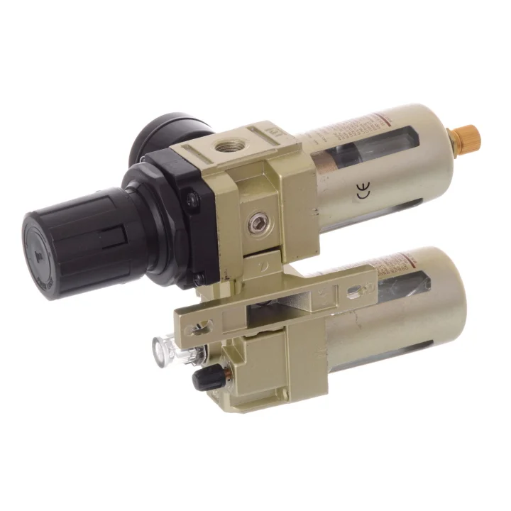 Filtr Odwadniacz Sprężonego Powietrza Reduktor Naolejacz Pneumatyczny 1/4”