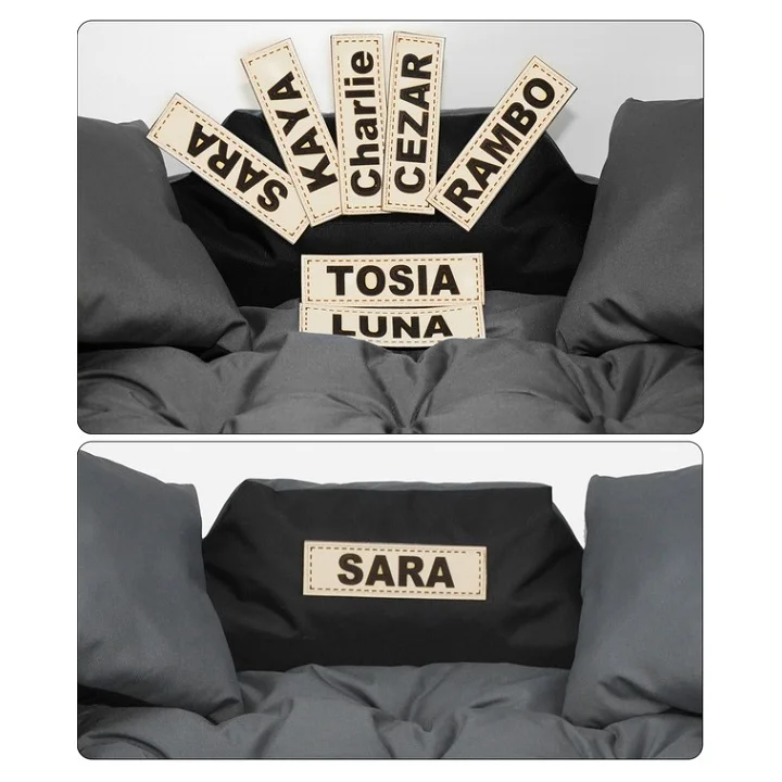 Legowisko dla psa kojec KINGDOG 145x115 cm personalizowane wodoodporne zielone