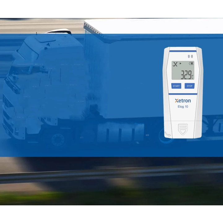 Rejestrator temperatury Xetron Elog10, -30°C do 70°C, 4 szt.