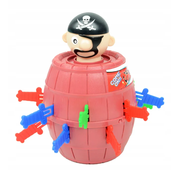GRA W PIRATA UKŁUJ PIRATA SKACZĄCY PIRAT W BECZCE