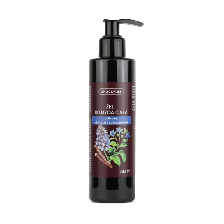 ŻEL do mycia ciała delikatny z lukrecją i ogórecznikiem - 200 ml