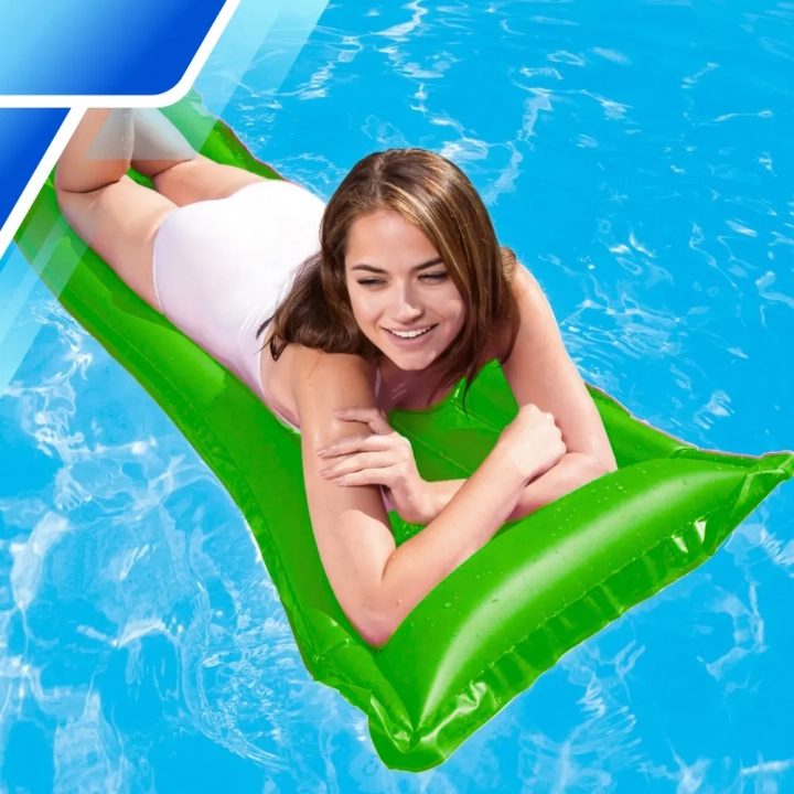 BESTWAY WYGODNY DMUCHANY NADMUCHIWANY MATERAC DO WODY PŁYWANIA 183 X 69 CM
