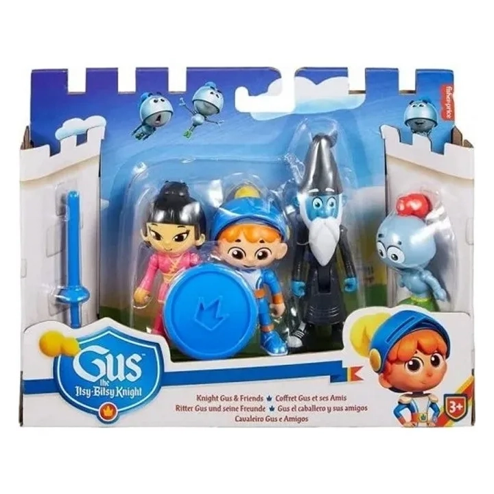 MATTEL Gus Mały Wielki Rycerz Gus 4 pak 10cm