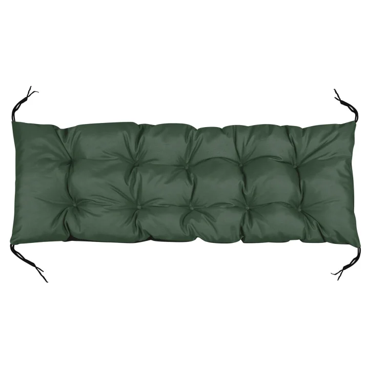 Poduszka ogrodowa 180x50 cm na leżak ławkę huśtawkę wodoodporna zielona