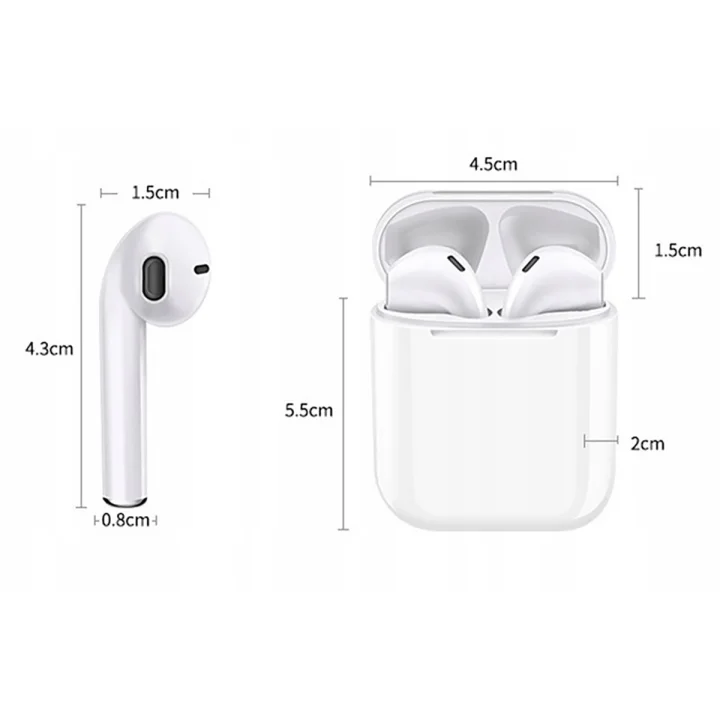 SŁUCHAWKI BEZPRZEWODOWE BLUETOOTH MIKROFON DOUSZNE SPORTOWE + POWERBANK