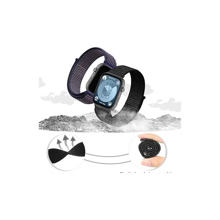 Pasek sportowy regulowany NewJourney do Huawei Watch Fit 4/Pro/Fit 3 2 szt.