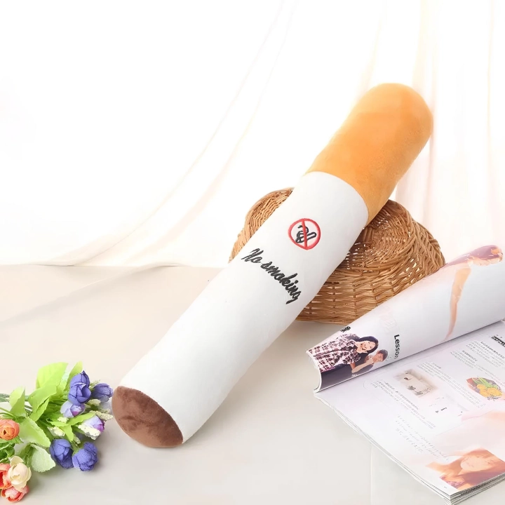 Poduszka w kształcie papierosa RESTEQ, 50cm Oryginalny prezent