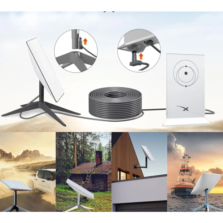Kabel Starlink V2 wymienny wodoodporny PonJel IP68 1200m 46m POWYSTAWOWY