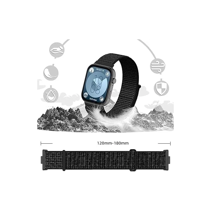 Pasek sportowy regulowany NewJourney do Huawei Watch Fit 4/Pro/Fit 3 2 szt.