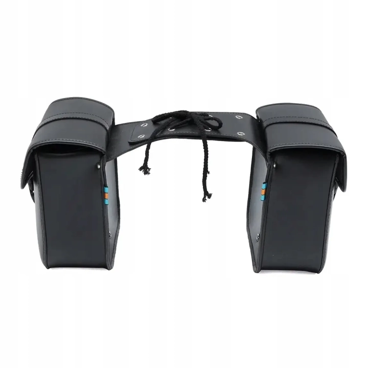 Torba motocyklowa 24х26х11 cm Czarna duża 2 szt wodoodporna sakwa boczna na motor lub skuter