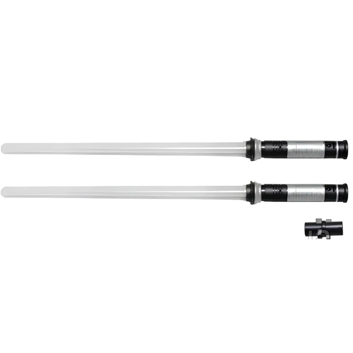 Zestaw LED mieczy Jedi STAR WARS 66cm 2 szt podświetlane miecze świetlne do zabawy i cosplayu fanów Gwiezdnych Wojen