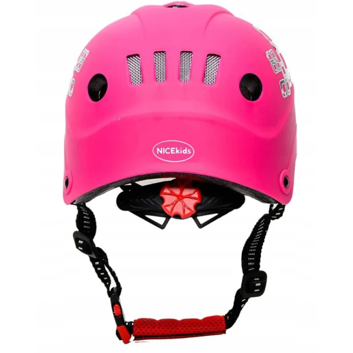 RÓZOWY KASK OCHRONNY REGULOWANY 50-56