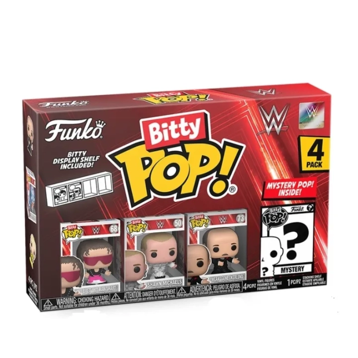 Funko Bitty POP! WWE Bret Hart 2cm 4pak