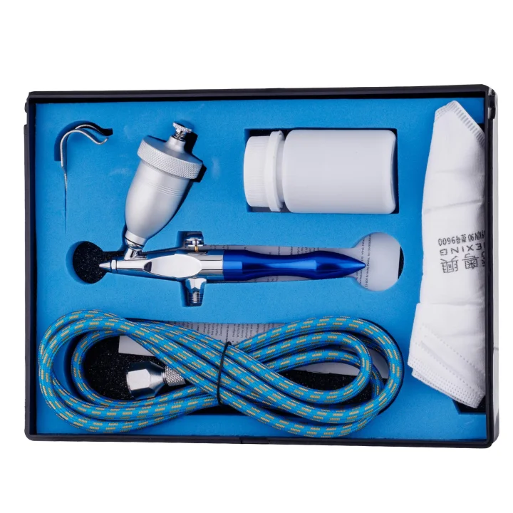 Mini Pistolet do PIaskowania Aerograf Korund Wężyk Komplet Piaskarka