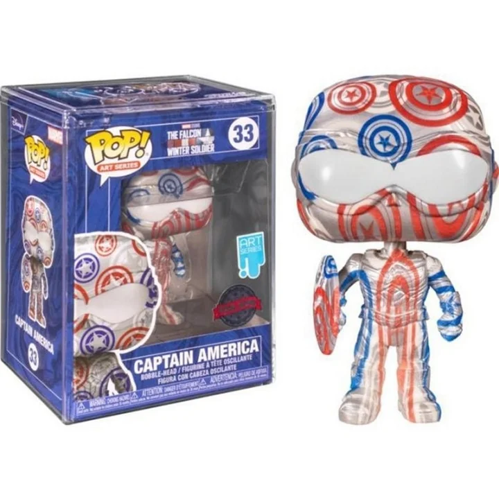 Funko POP! Art Series Marvel Captain America case