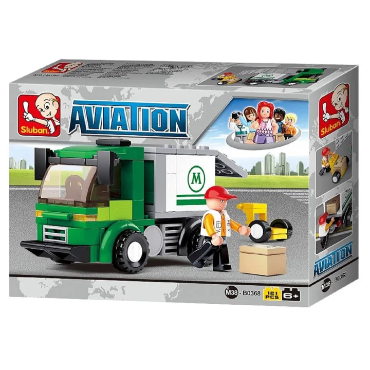 Klocki SLUBAN Aviation ciężarówka 121 M38-B0368