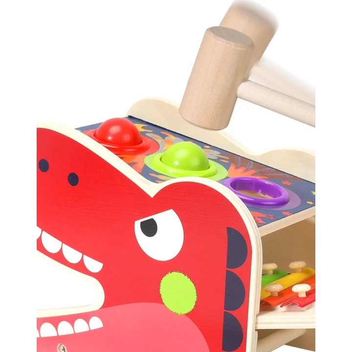 PRZEBIJAK WBIJAK SORTER CYMBAŁKI T-REX DINOZAUR JHTOY-564