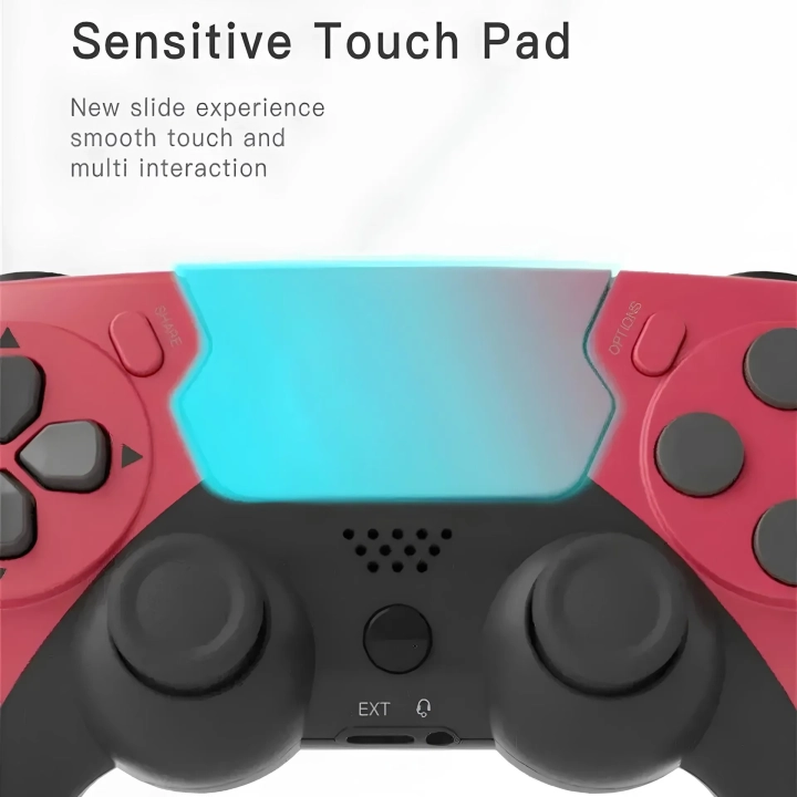 Bezprzewodowy gamepad GAMINJA P48 do PS4/PS3 PC kontroler z wibracjami i trybem turbo do konsol i komputera
