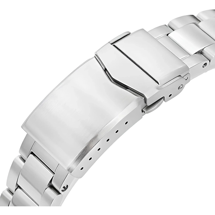 Pasek MiLTAT 20 mm do zegarka Seiko Baby MM 200 stal nierdzewna rozmiar L