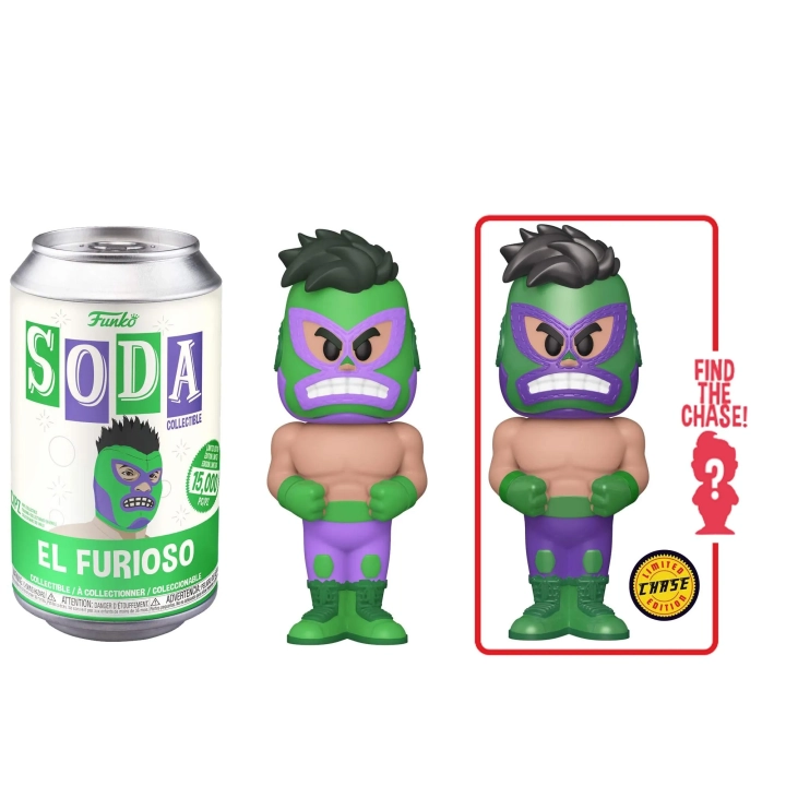 Funko Soda Luchadores El Furioso Hulk puszka