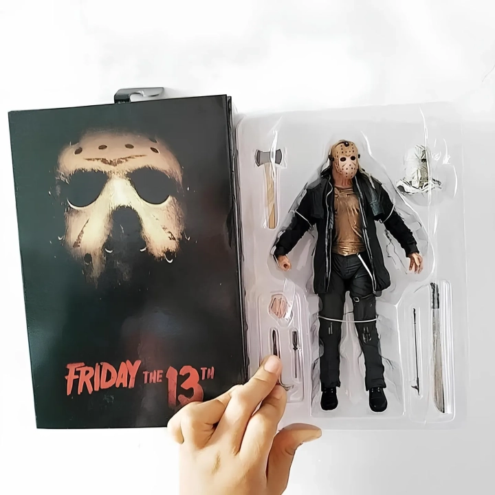 Figurka Jason Voorhees Piątek 13-go 18 cm kolekcjonerska figurka kultowego bohatera horrorów