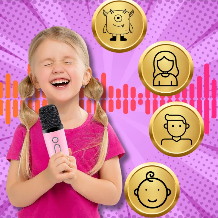 GŁOŚNIK PRZENOŚNY BEZPRZEWODOWY BLUETOOTH KARAOKE Z MIKROFONEM USB RGB v