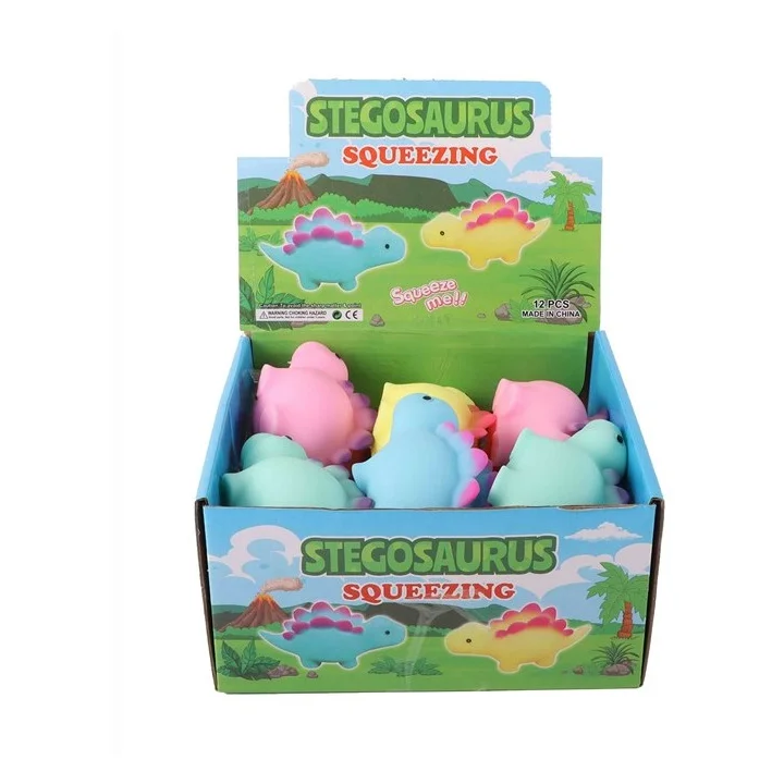 Dino Dinozaur wyciskany Squeeze me Gniotek 12cm