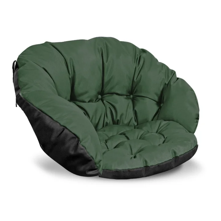 Zestaw ogrodowy 2x122x40cm + 190x40cm na krzesło kanapę huśtawkę meble rattanowe wodoodporny zielony