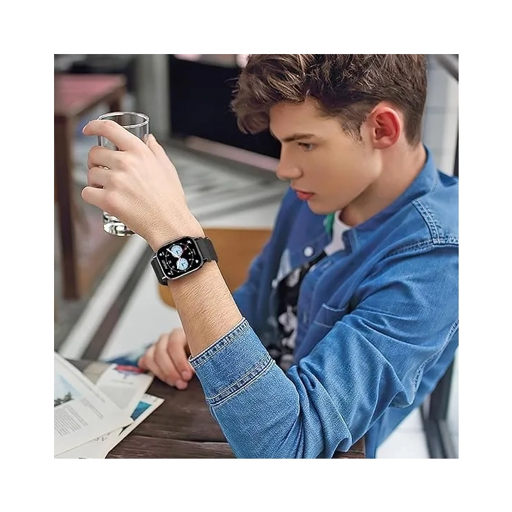 Pasek do Redmi Watch 5/5 Lite elastyczny nylonowy regulowany czarny