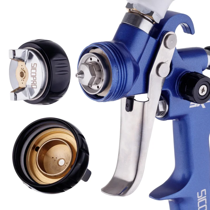 Pistolet Lakierniczy LVMP Dysza 1,3mm Profesjonalny SICO PRO Zbiornik 600ml