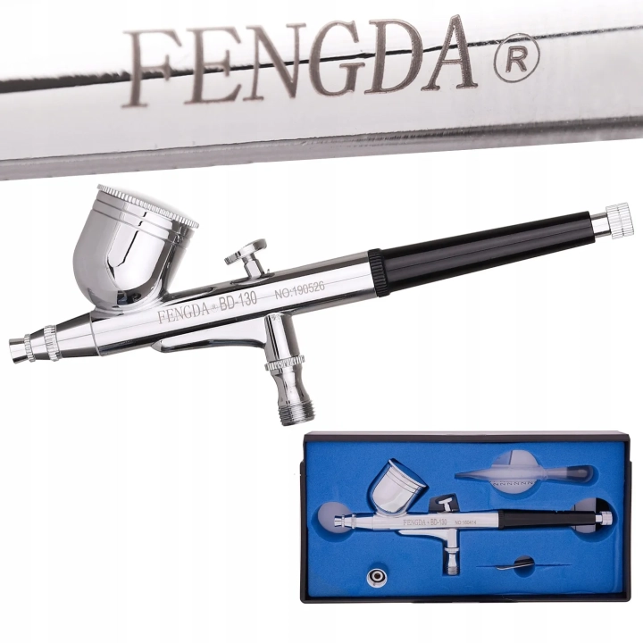 Oryginalny Aerograf Modelarski FENGDA BD-130 dysza 0,3mm Double Action
